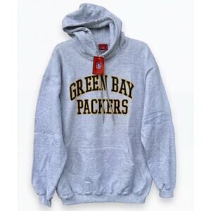 Y2K Era NWT Authentic NFL Licensed Green Bay Packers Hoodie Early 2000 Deadstock